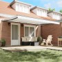 Toldo Retráctil Automático  Blanco 450x300 cm, Tela de Repuesto para Toldo  para Marco de 4.5x3 m Blanco | Foro24.es | Tu tienda online para hogar, jardín y más Foro24.es