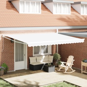 Comprar Toldo Retráctil Manual Blanco 450x300 cm