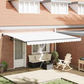 Comprar Toldo Manual Retráctil Blanco 450x300 cm