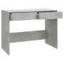 Escritorio de madera contrachapada gris hormigón 101x50x76,5 cm de vidaXL, Escritorios - Ref: Foro24-809561, Precio: 74,15 €,...