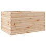 Jardinera de madera maciza de pino 90x60x46 cm en Macetas y jardineras | Comprar online en Foru.es