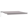 Toldo Manual Retráctil  Gris Claro 450x300 cm, Tela de Reemplazo para Toldo  4.5x3 m Marco Gris Claro | Foro24.es | Tu tienda online para hogar, jardín y más Foro24.es