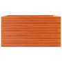 Jardinera de madera maciza pino marrón cera 90x60x46 cm en Macetas y jardineras | Comprar online en Foru.es