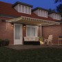 Toldo manual retráctil con LED en verde y amarillo, 450x300 cm, Tela de repuesto para toldo  de 4.5x3 m en verde y amarillo | Foro24.es | Tu tienda online para hogar, jardín y más Foro24.es