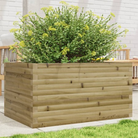 Jardinera de madera de pino impregnada 90x60x46 cm en Macetas y jardineras | Comprar online en Foru.es