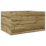 Jardinera de madera de pino impregnada 90x60x46 cm en Macetas y jardineras | Comprar online en Foru.es