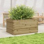 Jardinera de madera de pino impregnada 90x60x46 cm en Macetas y jardineras | Comprar online en Foru.es