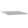 Toldo Retráctil Automático  Verde y Blanco 450x300 cm, Tela de Reemplazo para Toldo  para Marco de 4.5x3 m Verde y Blanco | Foro24.es | Tu tienda online para hogar, jardín y más Foro24.es