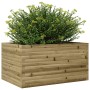 Jardinera de madera de pino impregnada 90x60x46 cm en Macetas y jardineras | Comprar online en Foru.es
