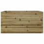 Jardinera de madera de pino impregnada 90x60x46 cm en Macetas y jardineras | Comprar online en Foru.es