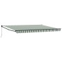 Toldo Retráctil Manual  Rayas Verdes y Blancas 450x300 cm, Tela de Reemplazo para Toldo  de 4.5x3 m Rayas Verdes y Blancas | Foro24.es | Tu tienda online para hogar, jardín y más Foro24.es