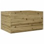 Jardinera de madera de pino impregnada 90x60x46 cm en Macetas y jardineras | Comprar online en Foru.es