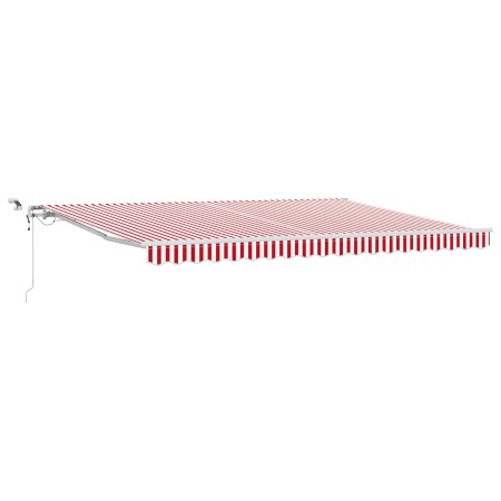 Toldo Retráctil Automático con tira LED roja y blanca 450x350 cm | Foro24.es | Tu tienda online para hogar, jardín y más Foro24.es