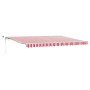 Toldo Retráctil Automático con tira LED roja y blanca 450x350 cm | Foro24.es | Tu tienda online para hogar, jardín y más Foro24.es