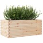 Jardinera de madera maciza de pino 110x60x46 cm en Macetas y jardineras | Comprar online en Foru.es