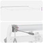 Toldo retráctil automático Rayas Rojas y Blancas 450x350 cm | Foro24.es | Tu tienda online para hogar, jardín y más Foro24.es
