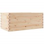 Jardinera de madera maciza de pino 110x60x46 cm en Macetas y jardineras | Comprar online en Foru.es