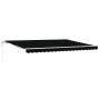 Toldo Retráctil Automático Negro 450x350 cm,  Tela de Reemplazo para Toldo de 4,5x3,5 m Marco Negro | Foro24.es | Tu tienda online para hogar, jardín y más Foro24.es