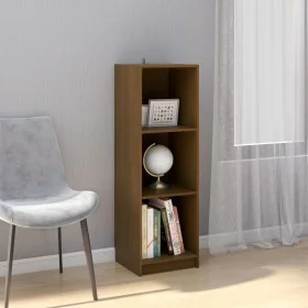Estantería/divisor de espacios madera pino marrón miel de vidaXL, Librerías y estanterías - Ref: Foro24-809939, Precio: 57,56...