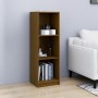 Estantería/divisor de espacios madera pino marrón miel de vidaXL, Librerías y estanterías - Ref: Foro24-809939, Precio: 58,29...