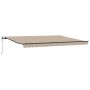 Toldo Retráctil Automático  Beige 450x350 cm, Tela de Reemplazo para Toldo  para Marco de 4,5x3,5 m Beige | Foro24.es | Tu tienda online para hogar, jardín y más Foro24.es