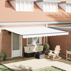 Comprar Toldo Retráctil Automático Blanco 450x350