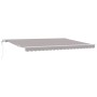 Toldo Retráctil Automático  Gris Claro 450x350 cm, Tela de Reemplazo  para Marco de 4,5x3,5 m Gris Claro | Foro24.es | Tu tienda online para hogar, jardín y más Foro24.es