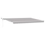 Toldo Retráctil Automático  con Luz LED Gris Claro 450x350 cm, Tela de Repuesto para Toldo  de 4,5x3,5 m Marco Gris Claro | Foro24.es | Tu tienda online para hogar, jardín y más Foro24.es