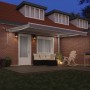 Toldo Retráctil Automático  con Luz LED Gris Claro 450x350 cm, Tela de Repuesto para Toldo  de 4,5x3,5 m Marco Gris Claro | Foro24.es | Tu tienda online para hogar, jardín y más Foro24.es