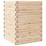 Jardinera de madera maciza de pino 50x50x68,5 cm en Macetas y jardineras | Comprar online en Foru.es