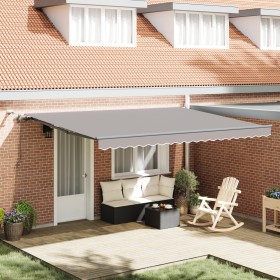 Comprar Toldo Retráctil Automático con LED Gris