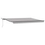 Toldo Retráctil Automático con LED Gris Claro 450x350 cm,  Tela de Repuesto para Toldo de 4.5x3.5 m Marco Gris Claro | Foro24.es | Tu tienda online para hogar, jardín y más Foro24.es