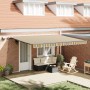 Toldo manual retráctil con LED verde y amarillo 450x350 cm, Tela de repuesto para toldo  de 4.5x3.5 m marco verde y amarillo | Foro24.es | Tu tienda online para hogar, jardín y más Foro24.es