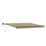Toldo manual retráctil con LED verde y amarillo 450x350 cm, Tela de repuesto para toldo  de 4.5x3.5 m marco verde y amarillo | Foro24.es | Tu tienda online para hogar, jardín y más Foro24.es