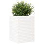 Jardinera madera maciza de pino blanco 50x50x68,5 cm en Macetas y jardineras | Comprar online en Foru.es