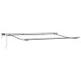 Toldo Retráctil Manual con LED Verde y Blanco 450x350 cm, Tela de Recambio para Toldo  para Marco de 4,5x3,5 m Verde y Blanco | Foro24.es | Tu tienda online para hogar, jardín y más Foro24.es