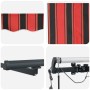 Toldo Retráctil Automático con LED en Naranja y Marrón, 500x300 cm | Foro24.es | Tu tienda online para hogar, jardín y más Foro24.es