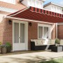 Toldo Retráctil Manual Naranja y Marrón 500x300 cm | Foro24.es | Tu tienda online para hogar, jardín y más Foro24.es