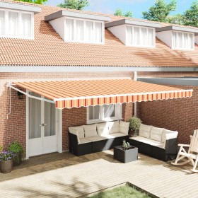 Comprar Toldo Retráctil Amarillo y Naranja