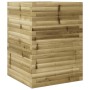 Jardinera madera de pino impregnada 50x50x68,5 cm en Macetas y jardineras | Comprar online en Foru.es