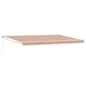 Comprar Toldo Retráctil Manual Rayas Multicolores
