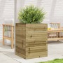 Jardinera madera de pino impregnada 50x50x68,5 cm en Macetas y jardineras | Comprar online en Foru.es
