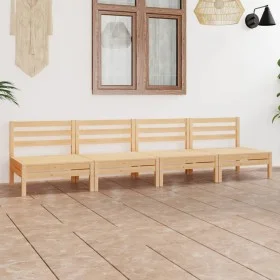 Juego de muebles de jardín 4 piezas madera maciza de pino de vidaXL, Conjuntos de jardín - Ref: Foro24-3082482, Precio: 161,2...