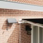 Toldo retráctil manual  con LED Negro 500x300 cm, Tela de repuesto para toldo  de 5x3 m Negro | Foro24.es | Tu tienda online para hogar, jardín y más Foro24.es