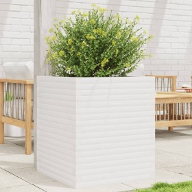 Jardinera madera maciza de pino blanco 60x60x68,5 cm en Macetas y jardineras | Comprar online en Foru.es