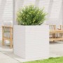 Jardinera madera maciza de pino blanco 60x60x68,5 cm en Macetas y jardineras | Comprar online en Foru.es