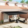Toldo Retráctil Manual Negro 500x300 cm,  Tela de Repuesto para Toldo de 5x3 m Marco Negro | Foro24.es | Tu tienda online para hogar, jardín y más Foro24.es