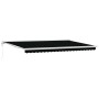 Toldo Retráctil Automático Negro 500x300 cm, Tela de reemplazo para toldo de 5x3 m Negro de , Toldos - Ref: Foro24-3331328, P...