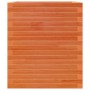 Jardinera de madera maciza de pino marrón cera 60x60x68,5 cm en Macetas y jardineras | Comprar online en Foru.es