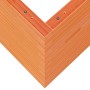 Jardinera de madera maciza de pino marrón cera 60x60x68,5 cm en Macetas y jardineras | Comprar online en Foru.es